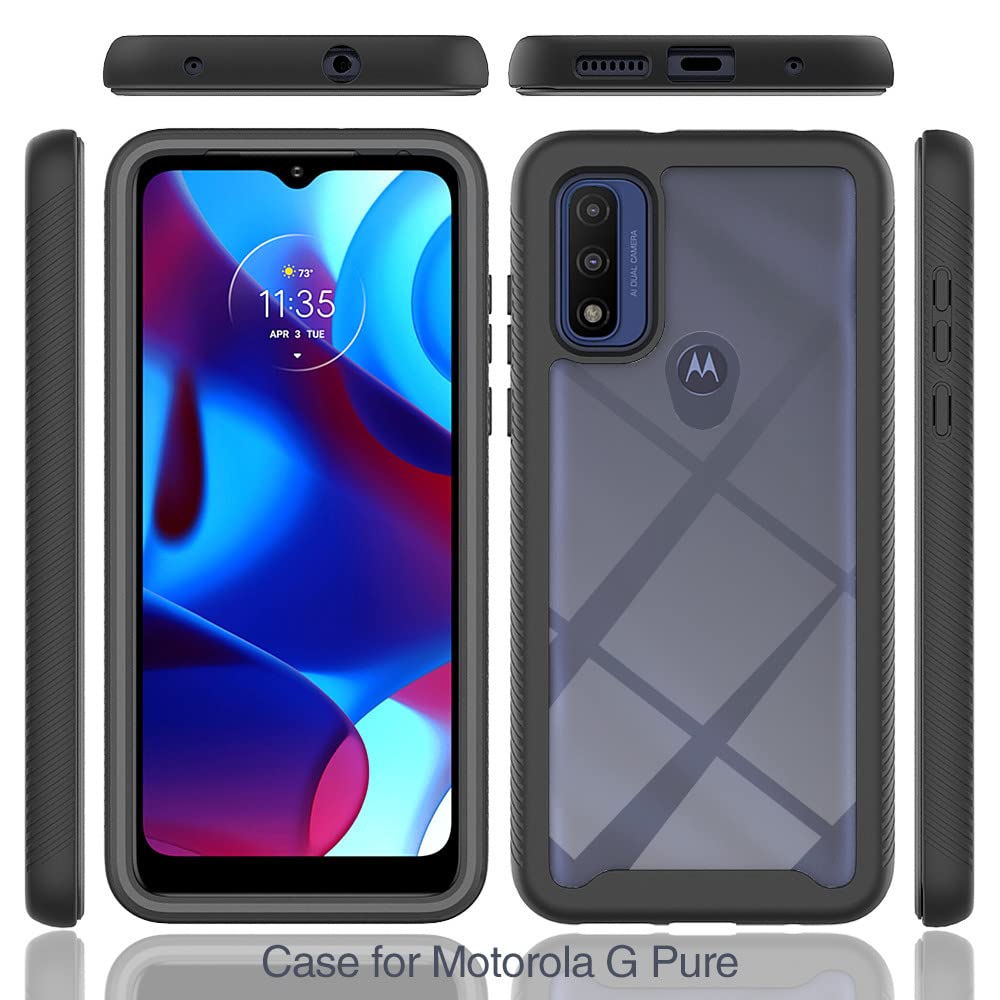 NZND Case For Motorola Moto G Pure (2021) With [Built-in - Foto 10