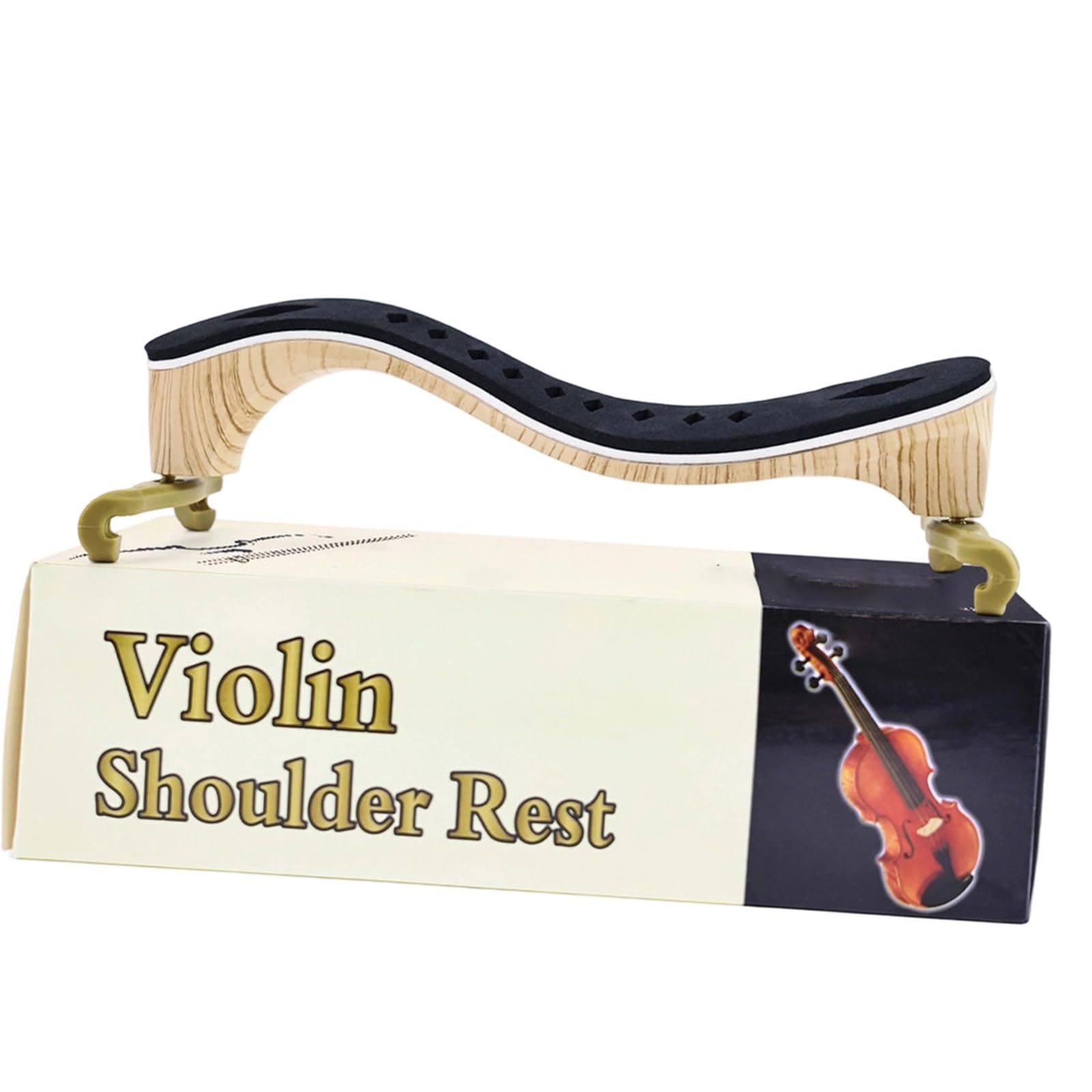 Apoyo Para El Hombro Del Violín Reposabrazos Universal Para Violín De Grano De Madera