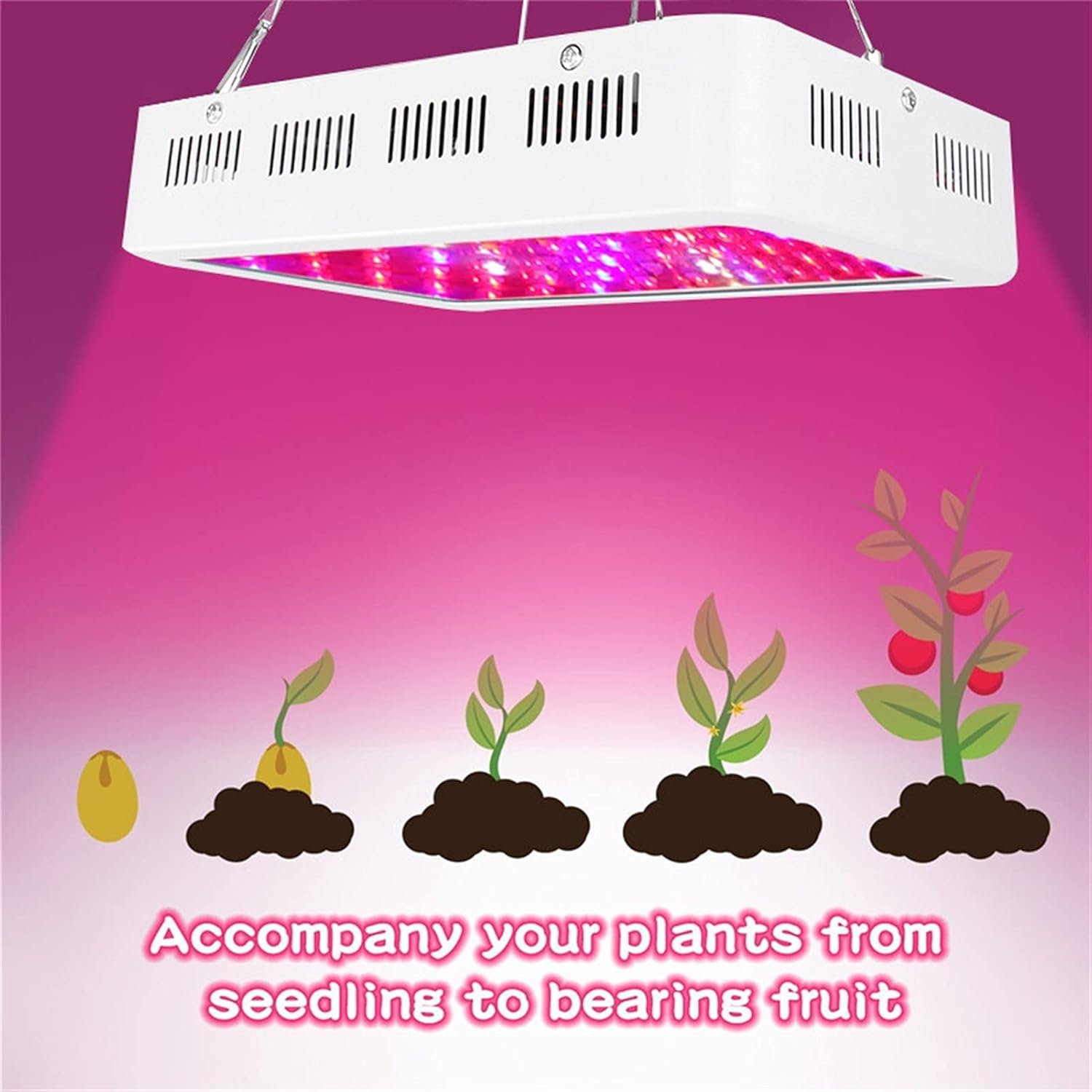 屋内植物用ライトを育てる フルスペクトラム LED グローライト 屋内