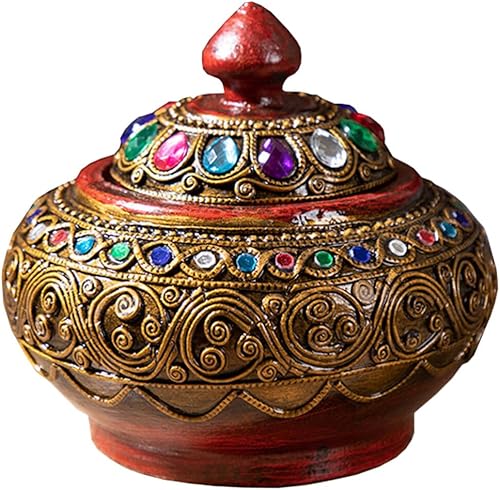 Uonlytech Caja de joyería tailandesa Joyero Joyero organizador anillo joyero organizador de pendientes Caja de anillo Caja de anillos Estuche para