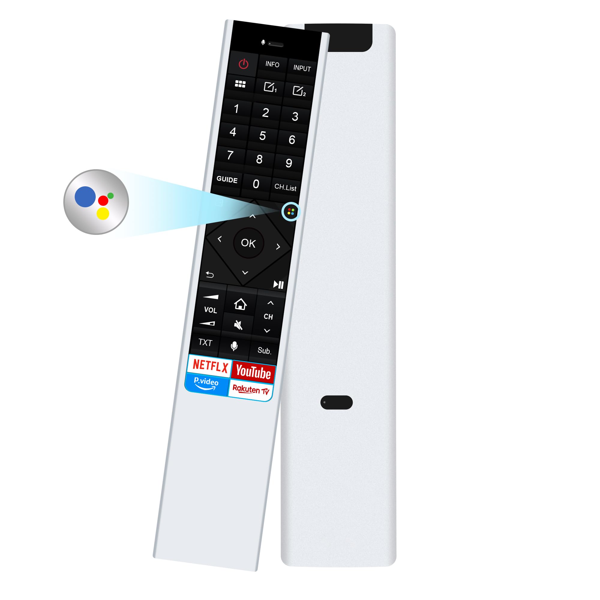Neu ERF6A62 ErsatzFernbedienung für Hisense Smart TV H55O8B OLED H55U8B H55U7B H55U8BE H55U8BUK H65U8B H65U8BE H65U8BUK HE55U7A9EUWTSG HE55U6F1UWTSG HE65U6F1UWTSG HE65U7A9EUWTSG HE55A8000KWTSG HE100L5
