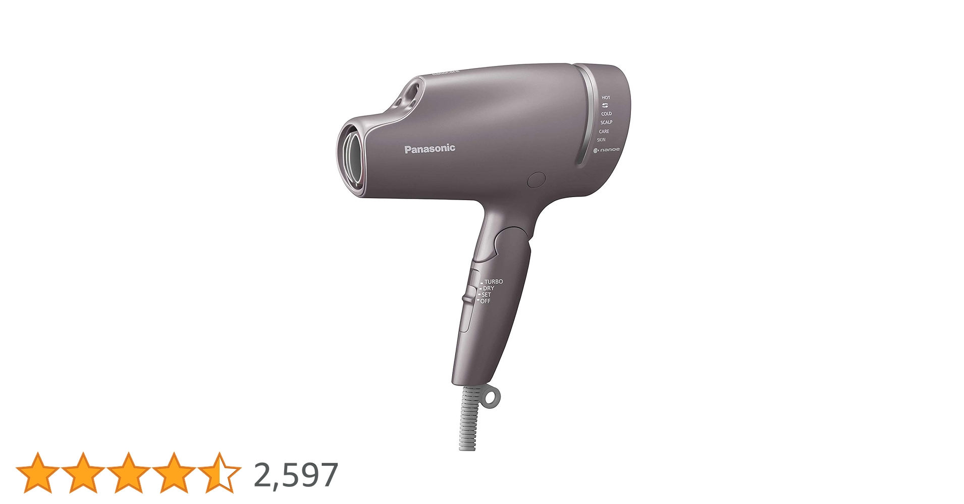 Panasonic ヘアドライヤー ナノケア EH-CNA9A Amazon | パナソニック ヘアドライヤー ナノケア モーブシルバー