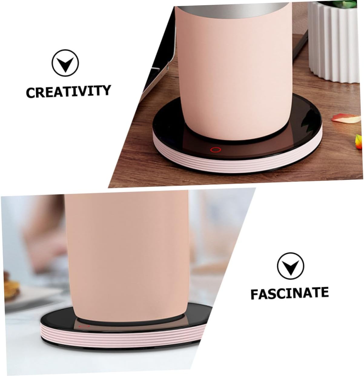 Delicate Electric Cup Warmer with Constant Temperature Control, Convenient Coffee Mug Heater for Office and Home Use, Ac110v Beverage Heating Pad for Desk and Kitchen