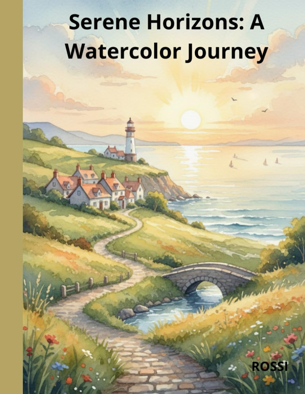 Serene Horizons: A Watercolor Journey