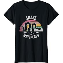 Retro Vintage Snake Whisperer Snake Lover Funny Snake T-Shirt