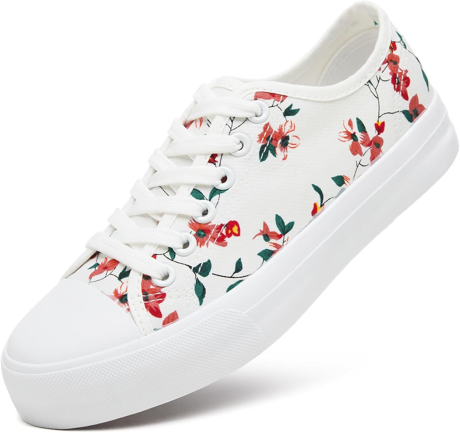 Iarus Womens Canvas Shoes Low top Sneakers for Womens Fashion Casual Shoes Walking Comfortable Shoes