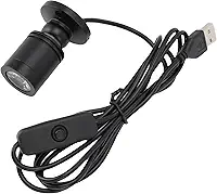 Refletor de LED USB Mini Luz de Destaque de Liga de Alumínio com Interruptor de Botão Sem Brilho Luz Pura para Vitrine Joias Arte