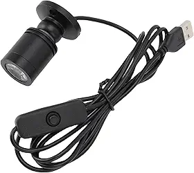 Refletor de LED USB Mini Luz de Destaque de Liga de Alumínio com Interruptor de Botão Sem Brilho Luz Pura para Vitrine Joias Arte