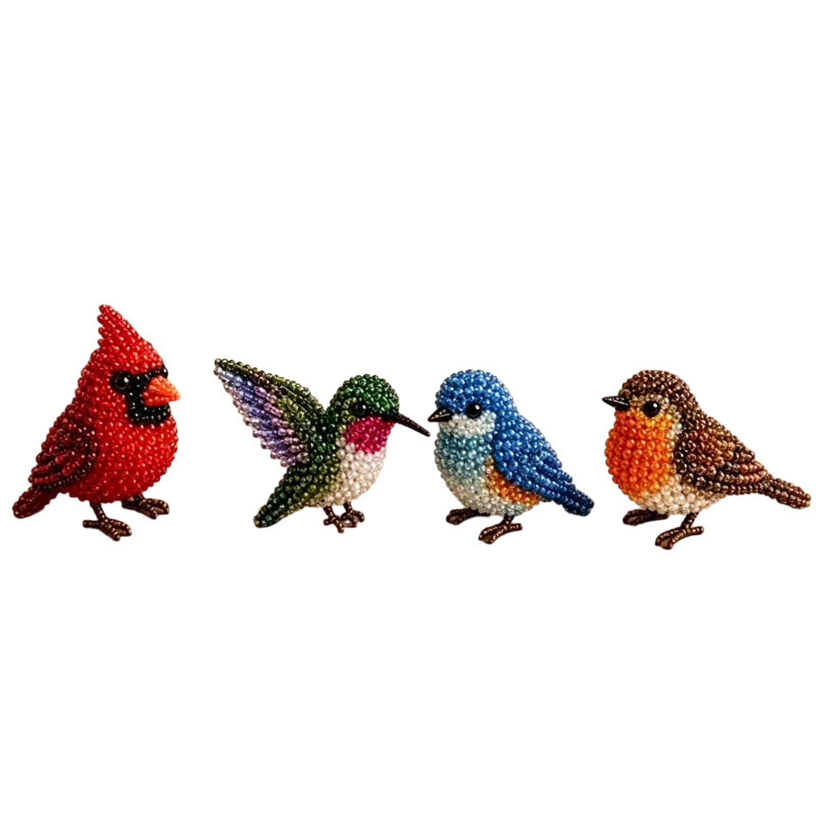 Set-A 3D Beaded Animals Kit | Bead Animal Embroidery Making Kits | Diy Animals Beading Arts And Crafts For Adults | Handmade Jewelry Art Craft Set With Cute 3D Beads And Instructions