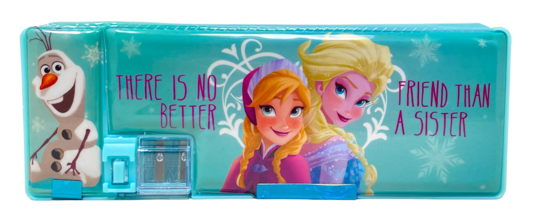 QIPS Magnetic Pencil Case Disney Frozen Edition- Additional Compartment with inbuild sharpner Stationary Organizer Pencil Box. (B0CQR7JLXN) Amazon Price History, Amazon Price Tracker