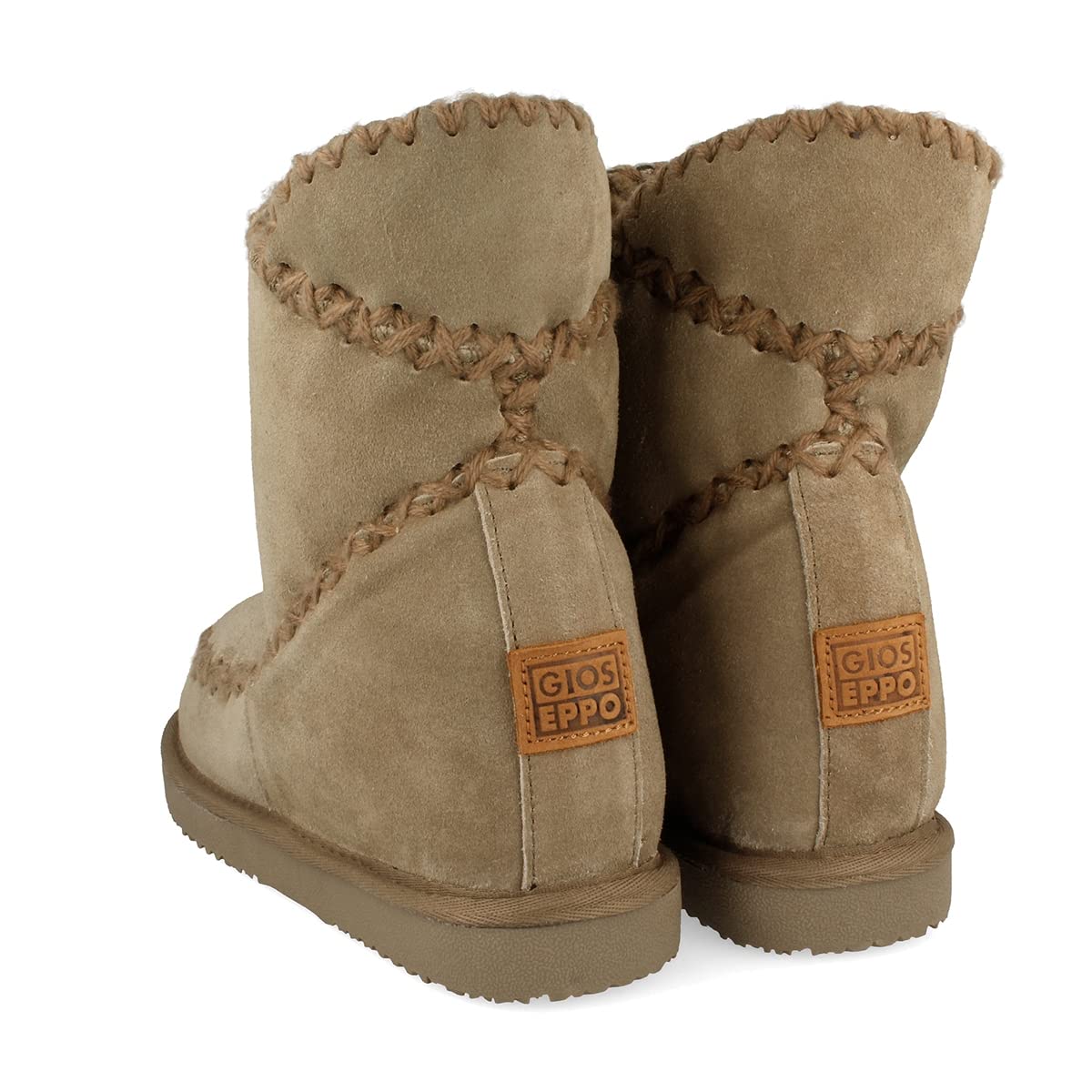 GIOSEPPO Botines Dorados de Estilo Australiano con cuña Interna para Mujer 42114