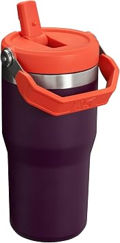 STANLEY Classic IceFlow Stainless Steel Tumbler with Straw, Vacuum Insulated Water Bottle for Home, Office or Car, Reusable Cup with Straw Leakproof