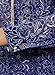 oodji Collection Mujer Vestido de Tejido Fluido con Cadenas, Azul, ES 40...
