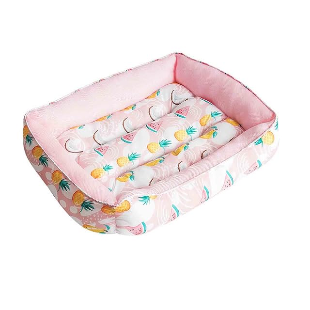 Cómodo sofá Cama Transpirable para Mascotas, Ideal para el Verano, con un cojín Suave y Fresco