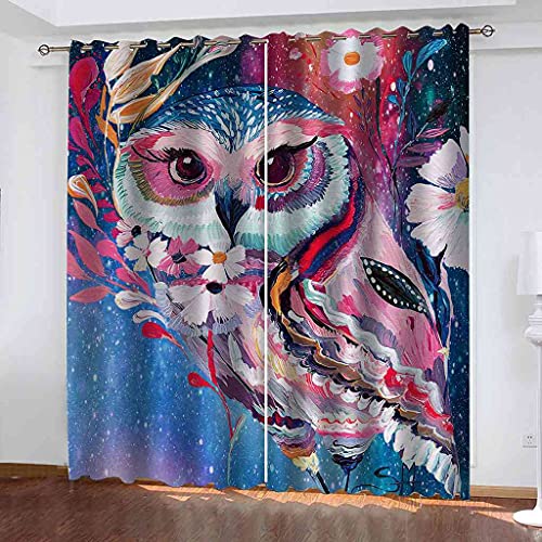Rideaux à oeillets 100% polyester occultant 264x242 cm - 2