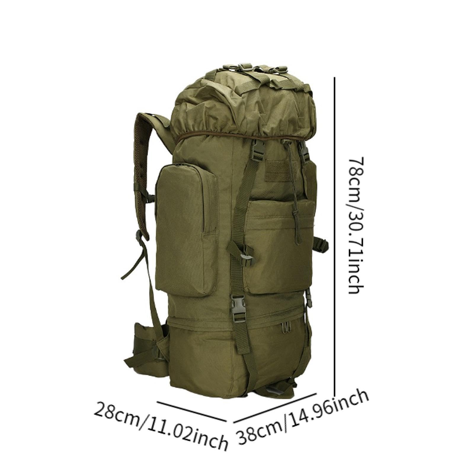 Mochila para mochileros, Trekking y Turismo, Gran Capacidad, | compartimentos espaciosos de varias capas, soluciones de almacenamiento organizadas,