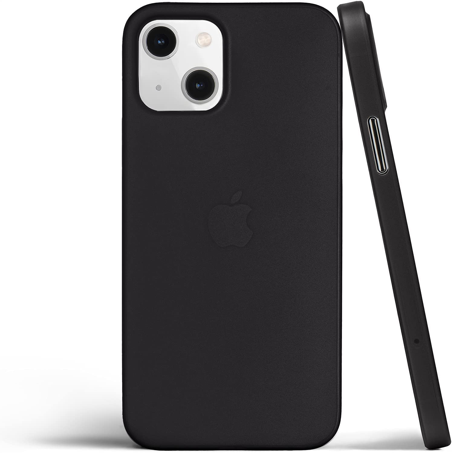 Back Cover for iPhone 15 | Minimal Protect | Ultra Thin Anti Scratch Matte Finish Case for iPhone 15 (Black)