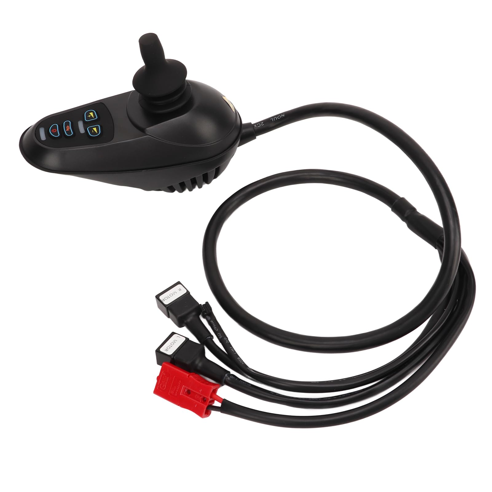 Controlador de joystick para silla de ruedas eléctrica de control inteligente AI de alta sensibilidad Fácil instalación Diseño ABS de caucho metálico duradero para sillas de