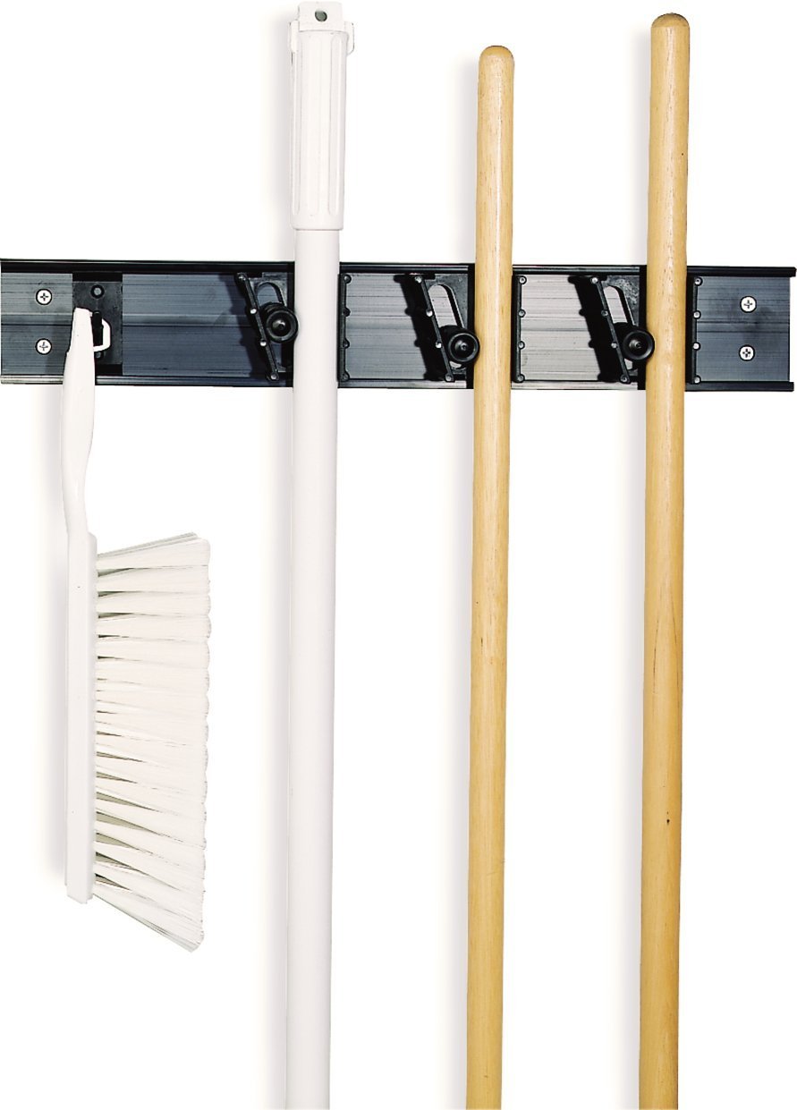 CFS 4073100 Roll 'N Grip Mop, Broom and Tool Holder / Storage System, 3 Positions + 1 Hook: Pastry Brushes: Tools & Home Improvement