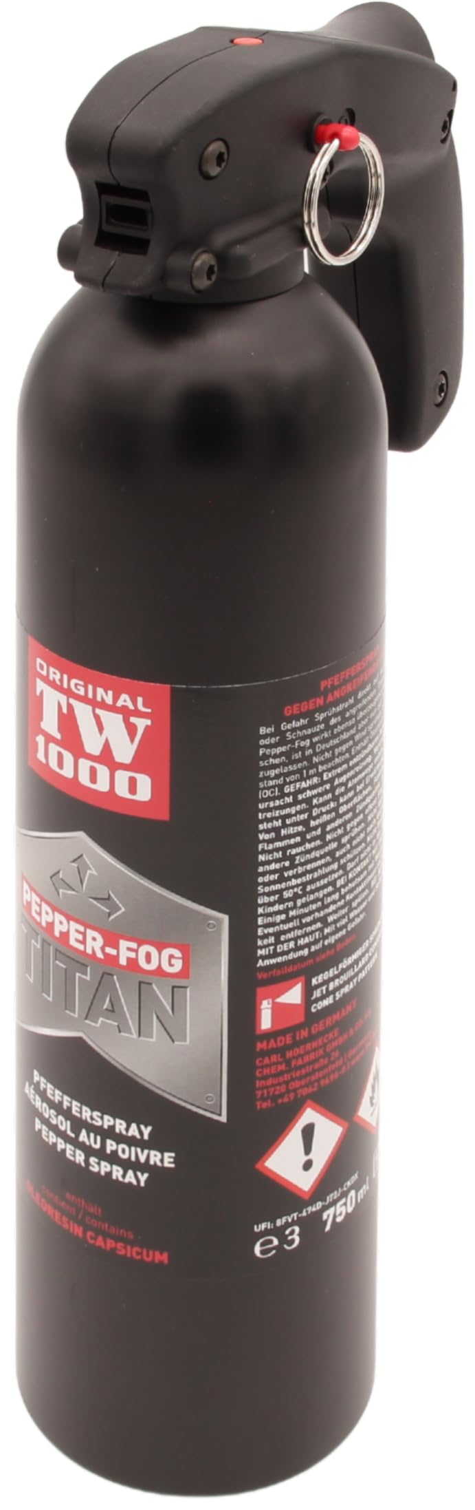Pfefferspray TW1000 Nebel 750 ml Titan