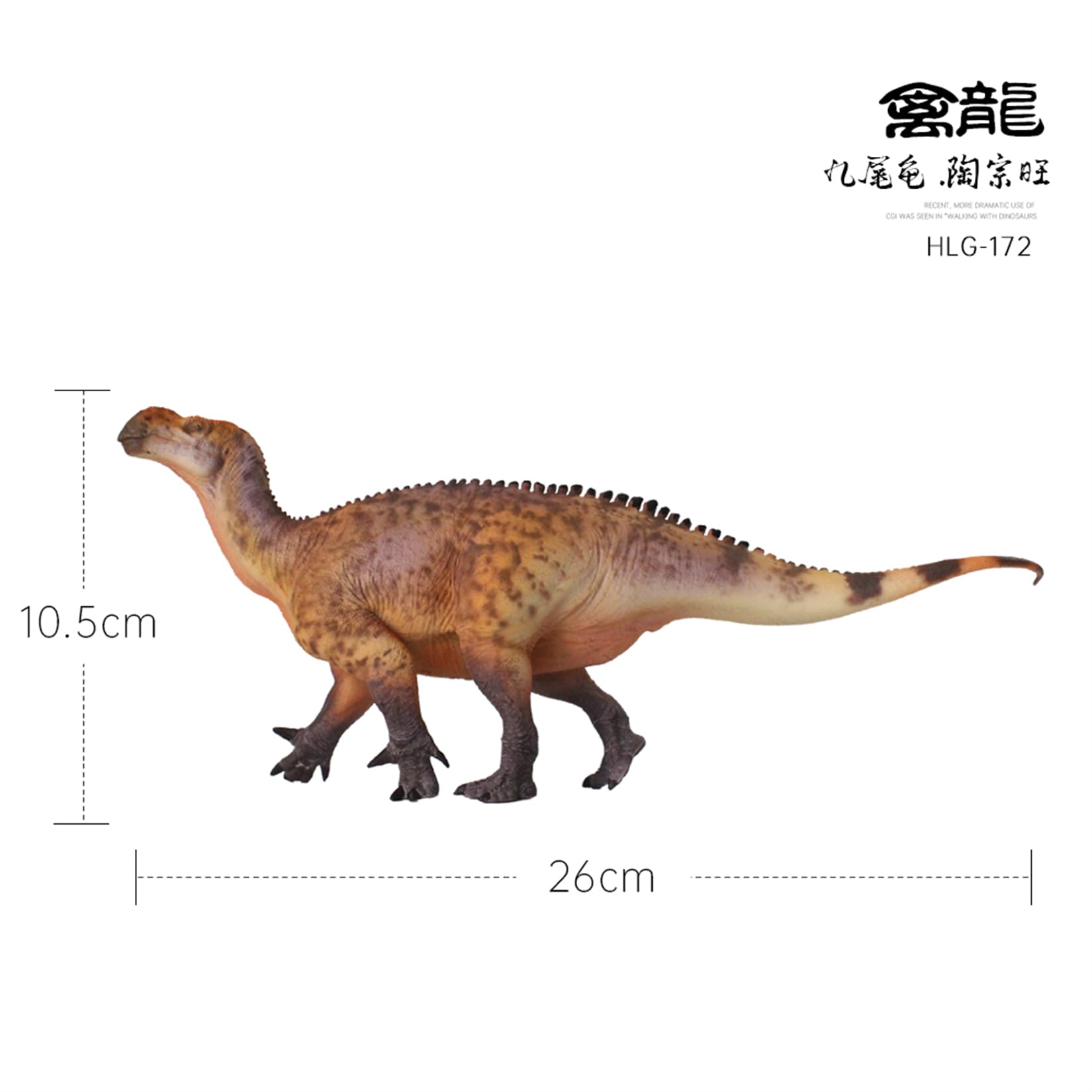 新品　 Adon Dragon 恐竜　龍　竜　緑 Amazon | HAOLONGGOOD 1/35 サイズ イグアノドン 26cm級 PVC CE認証
