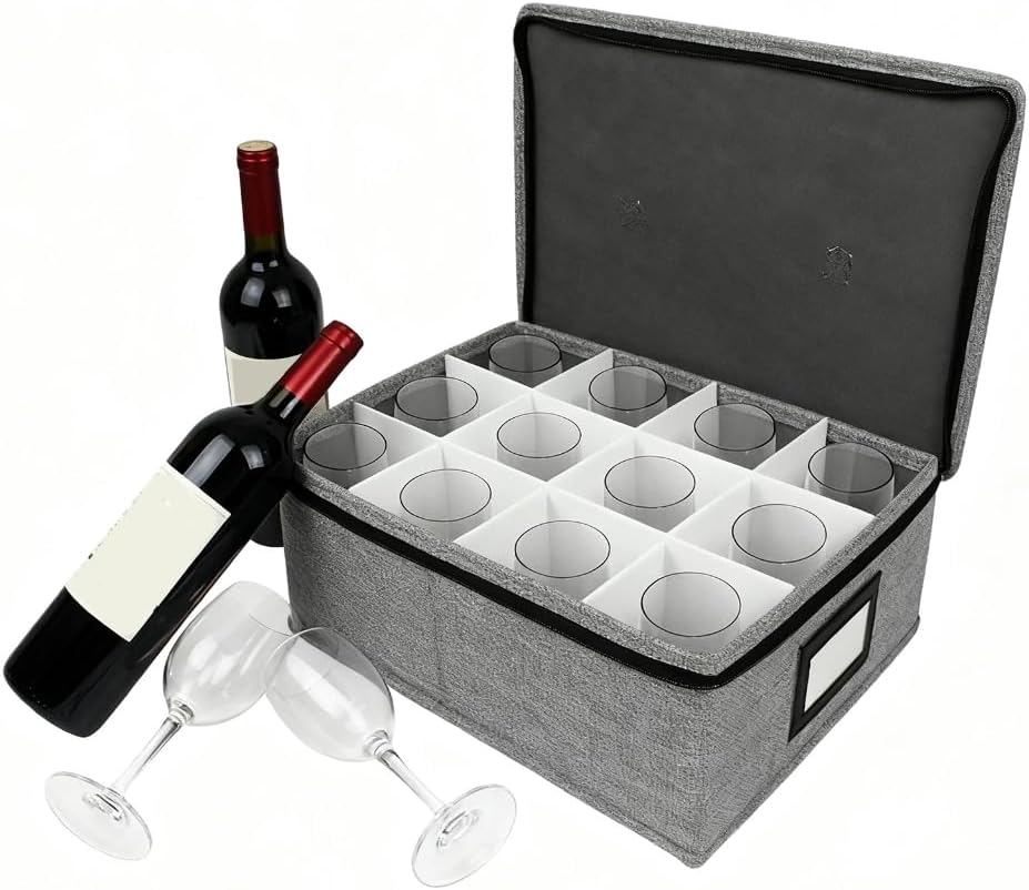 Elegant Glass Display Case Crafted of Washable Cloth Materials Fit Standard Cabinets Countertops