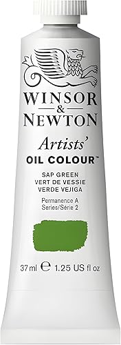 Vista 148 de Winsor & Newton Pintura al óleo para artistas, tubo de 37 ml (1.25 oz), Verde Mineral Profundo Tubo de 1.25 oz
