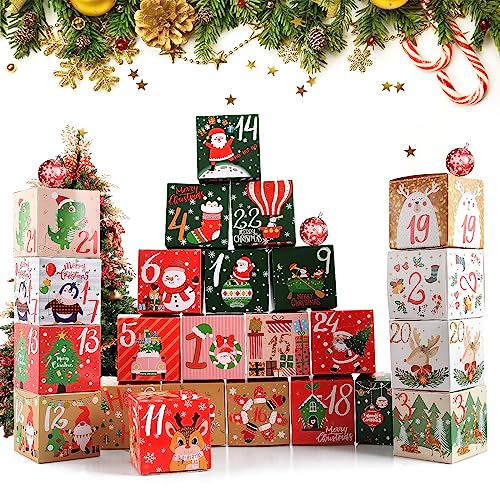 Calendrier de l'Avent DIY - Créez la Magie de Noël avec 24 Boîtes Cadeaux