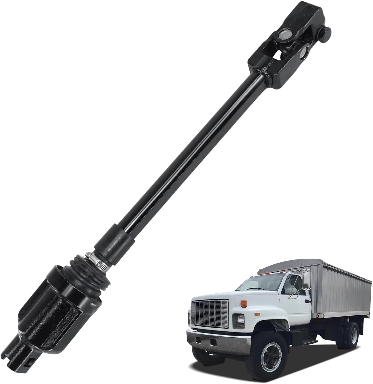 Steering Shaft, Replacement for Steering Intermediate Shaft Columns Compatible with 1990-2002 Chevrolet C70 Kodiak C7500 Kodiak, 1990-2002 GMC C7000 C7500 Topkick - 425-5603