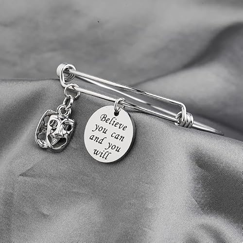 Braccialetto con ciondolo per teatro, tragedia