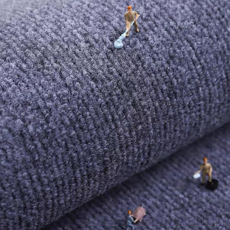 Highdi Tapis Chaise De Bureau, Gris Semi-Circulaire Tapis