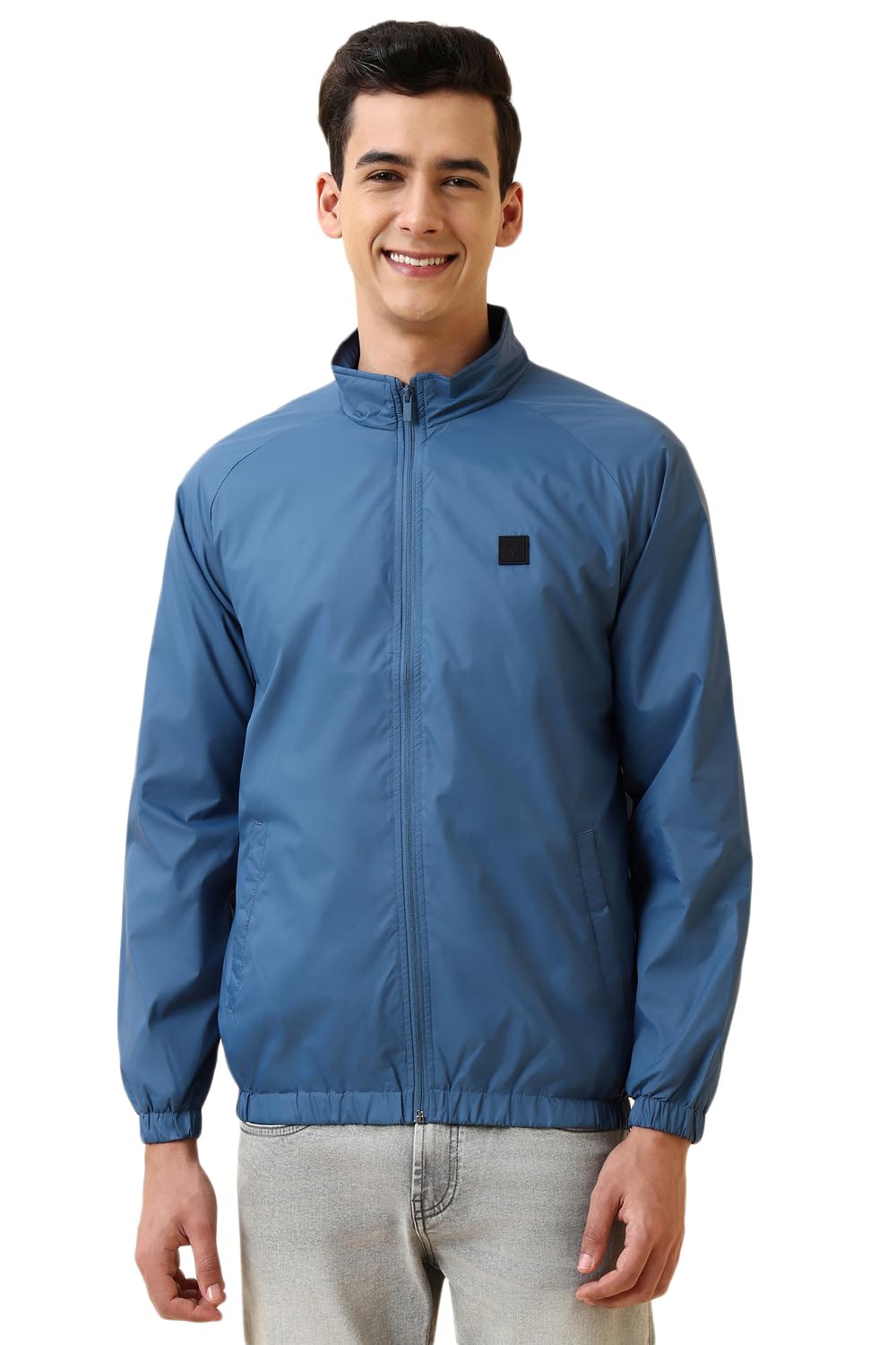 allen solly Mens Solid Windcheater Jacket without hood-picture-26