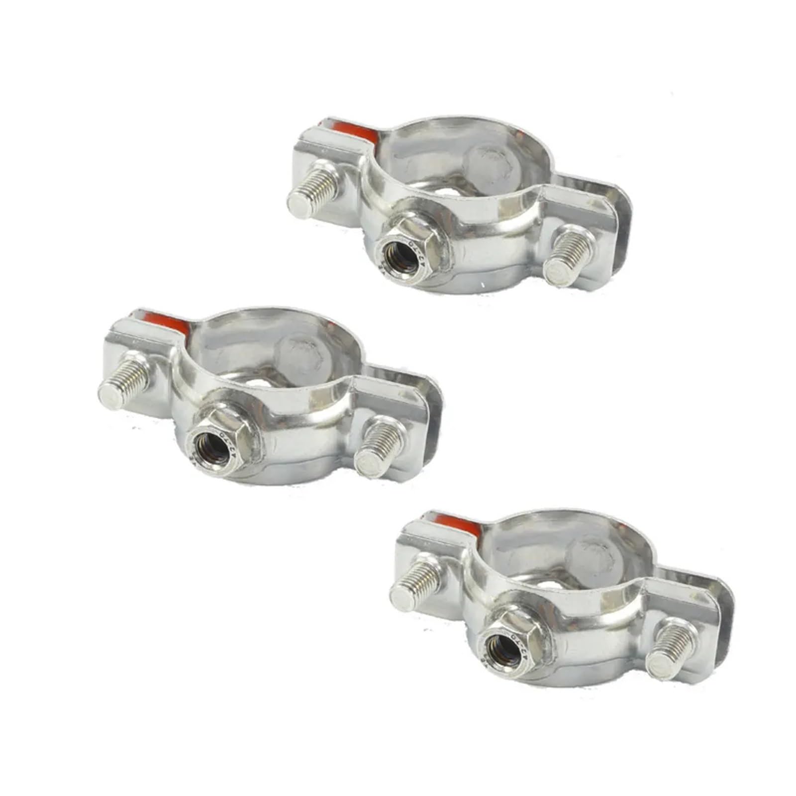 Potubi Women's Adjustable Pipe Bracket Clamp 304 Stainless Steel Support Hanger M8x1.25mm Thread Fits 15-159Mm Od(Fit 159Mm Od Tube No Base Plate)
