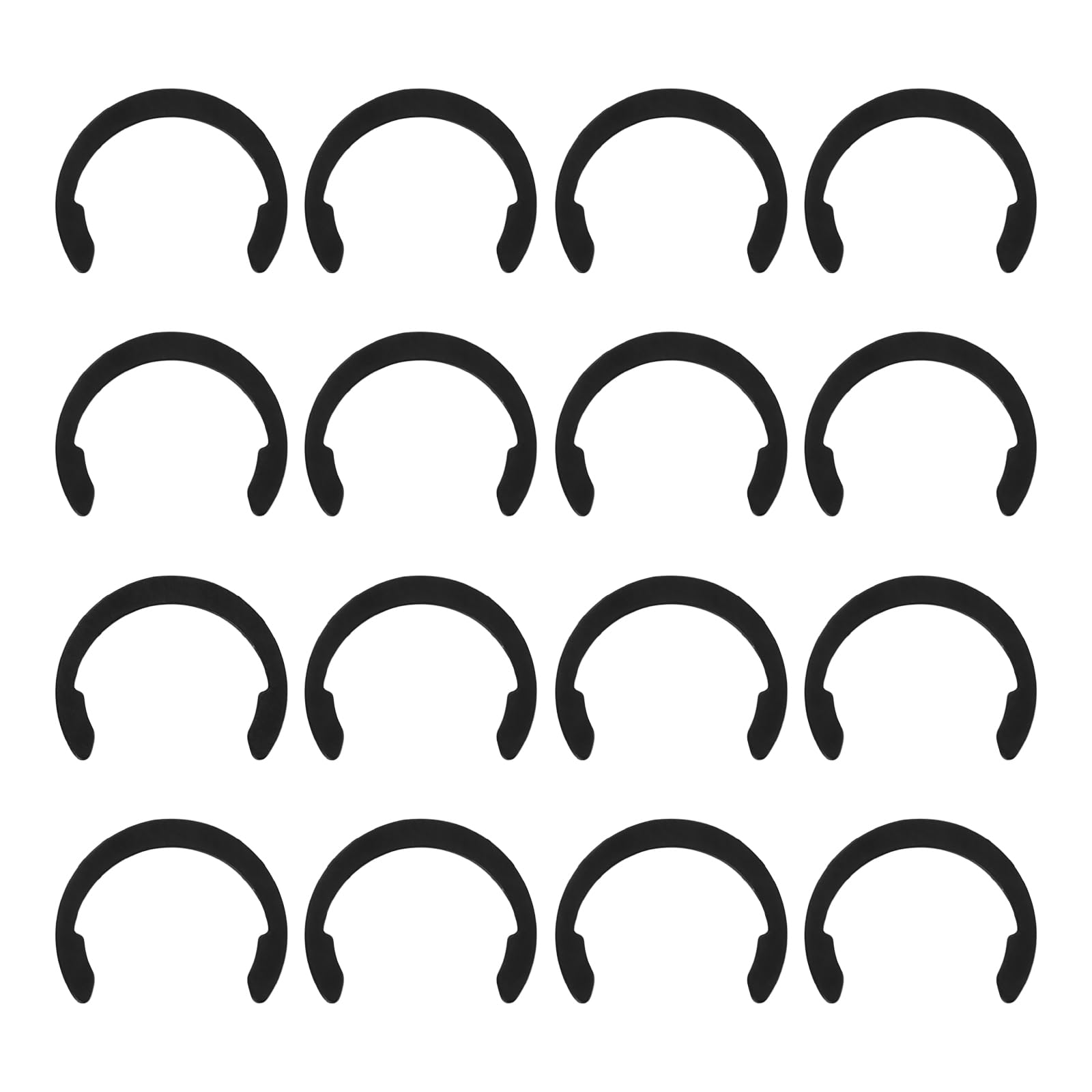 16pcs Retaining Clip Rings Compatible with Cricut Maker/Explore Air, Rubber Roller Replacement Parts Rubber Roller Resolution for Cricut Maker/Explore Air