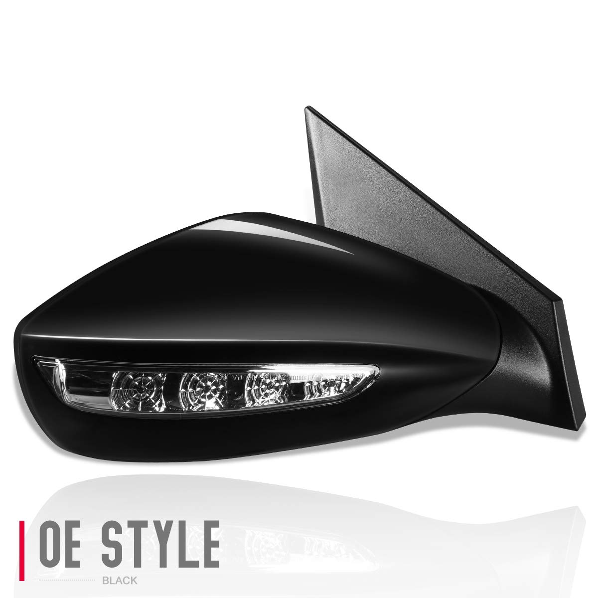 DNA Motoring OEM-MR-CH1321168 Espejo retrovisor para puerta de estilo de fábrica con calefacción lateral derecha