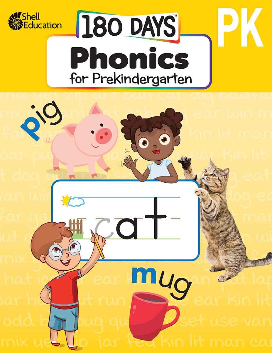 180 Days of Phonics for Prekindergarten (180 Days of Practice)