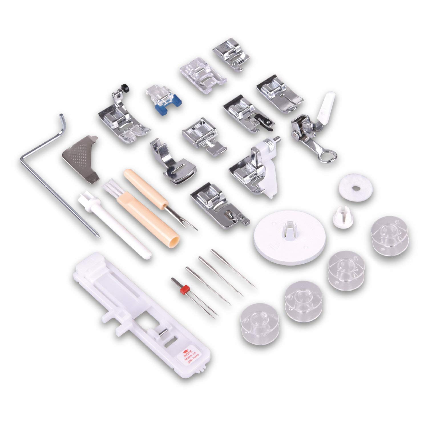 Necchi NC-103D Macchina per Cucire, Interno in pressofusione in Alluminio, scocca in ABS, Blu, Regular