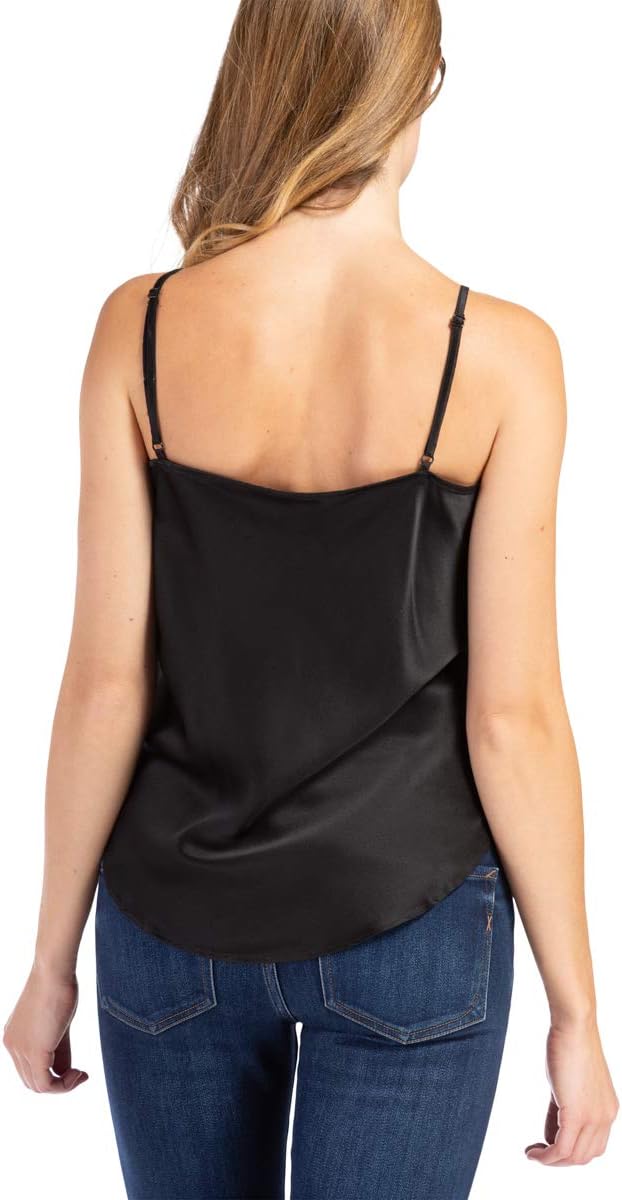 Fishers Finery Women's 100% Pure Mulberry Silk Camisole with Adjustable Straps - Improved FIT - Image 3