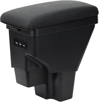 AULPHIKE Armrest Compatible with Kia Rio Armrest 2018-2024 Center Console Organizer All-in-one Armrests