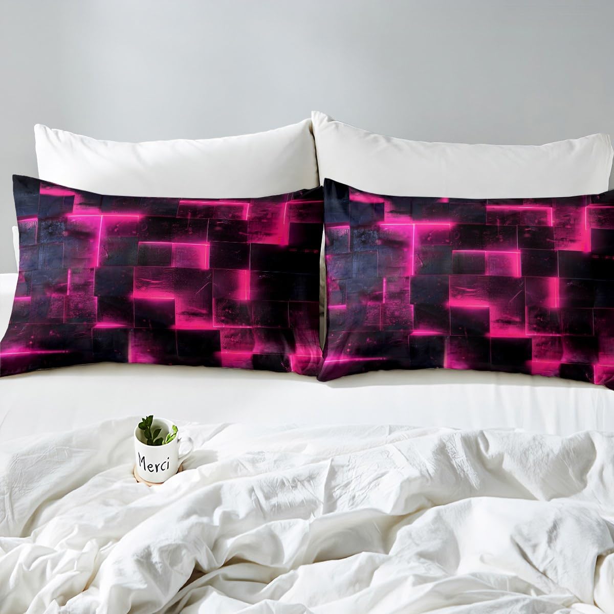 Industrial Black Furniture And Cute Pink Textiles In A Teenage Student's Modern  Bedroom Interior With Cozy Metal Frame Bed And Workspace Stock Photo,  Picture and Royalty Free Image. Image 101313603., image size:1200x1200
