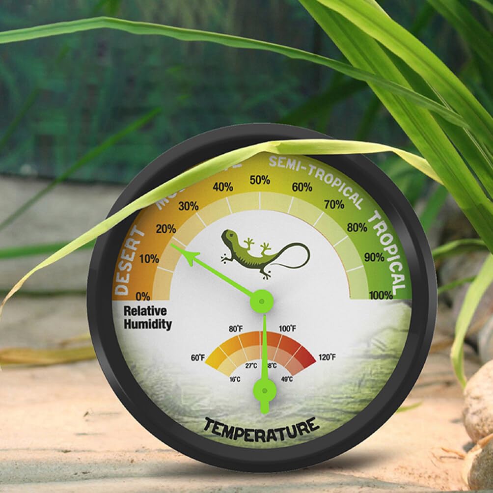 POPETPOP Aquarium Thermostat Reptile Humidity Gauge Reptile Tank Thermometer Digital Temperature Meters