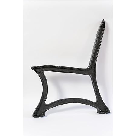 QLS Bankgestell Für Gartenbank Aus Stahl 2 Stück Schwarz Petersburg - E-shop QLS - Foto 2