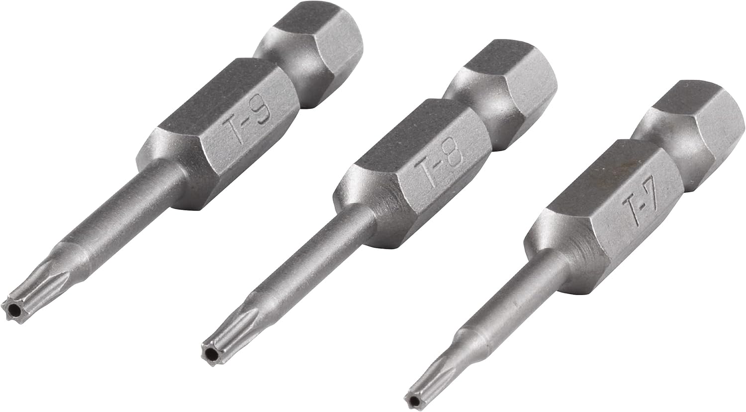 wolfcraft Solid Safety Screwdriver Blade Set, 3 pcs. I 1260000 I 3 Solid bits, 50 mm