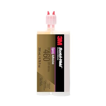 3M Scotch-Weld Epoxy Adhesive DP460, Off-White, 200 mL Duo-Pak, 6.76 fl. Oz., 1 Each, Provides strong durable bond, 60 minute work life