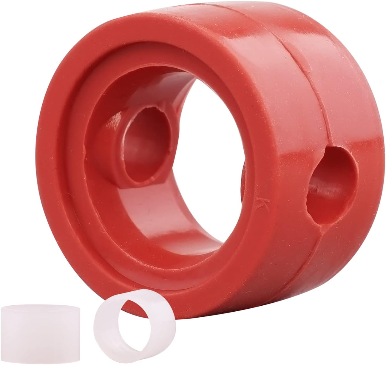 DERNORD Sanitary Butterfly Valve Repair Kit, Silicone Seat w/ (2) Bushings - for 1-1/2" Valves