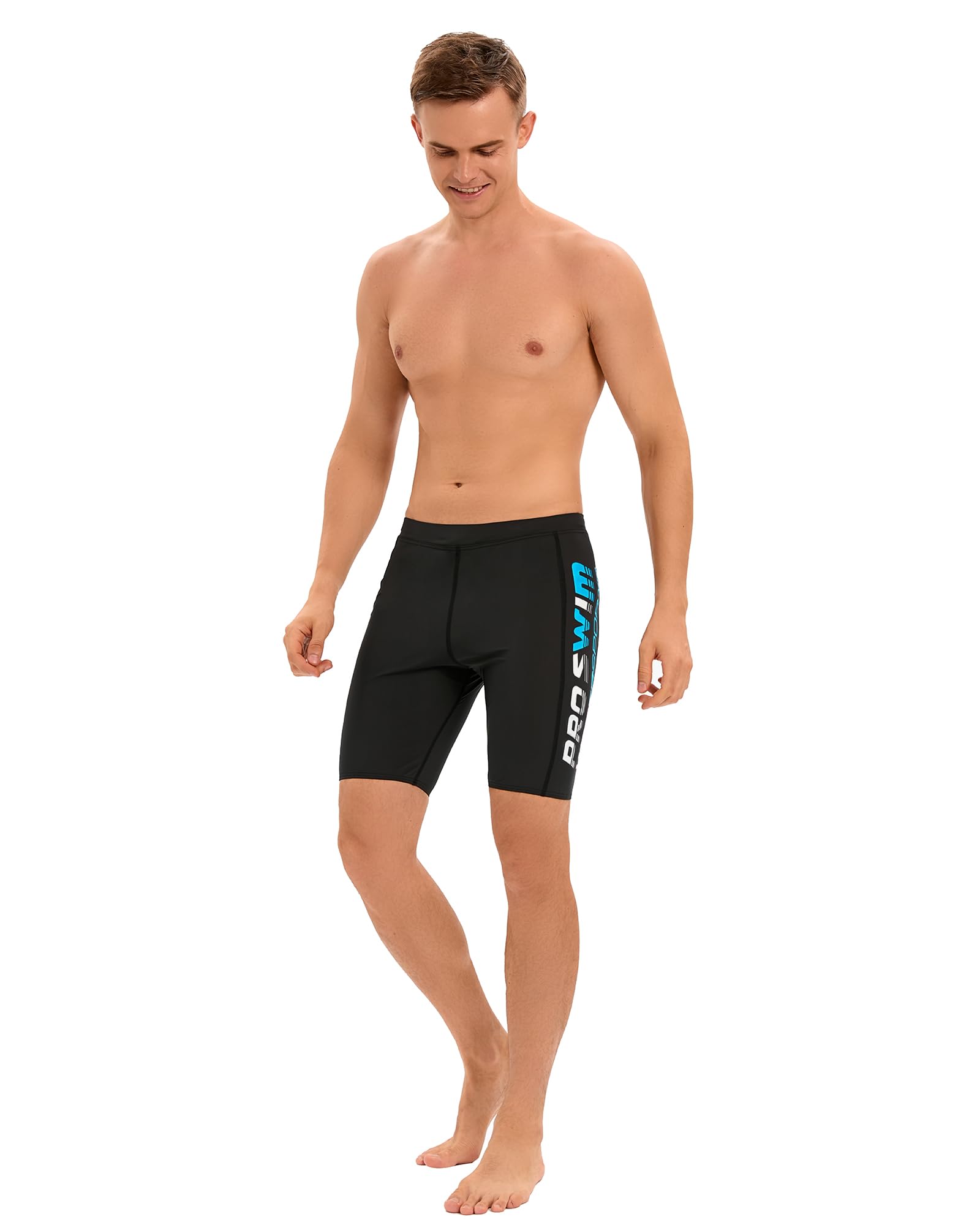 Veranobreeze Traje de baño para Hombre Jammer Natación Competición Endurance Long Racing Training