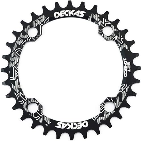 hemeraphit bicicleta de montaña – Plato único aluminio estrecho de ancho Chainwheel BCD 104 mm. 32T 34T 36T 38T reparación bicicleta partes