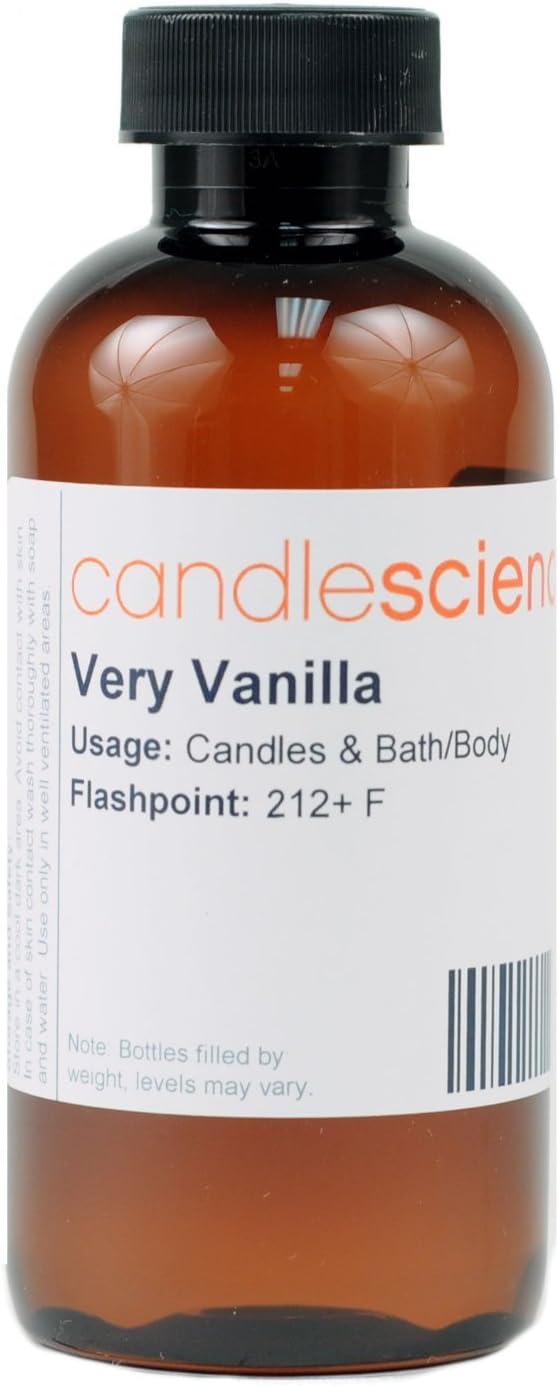 CandleScience Candle Scent Very Vanilla 4oz. Home & Kitchen
