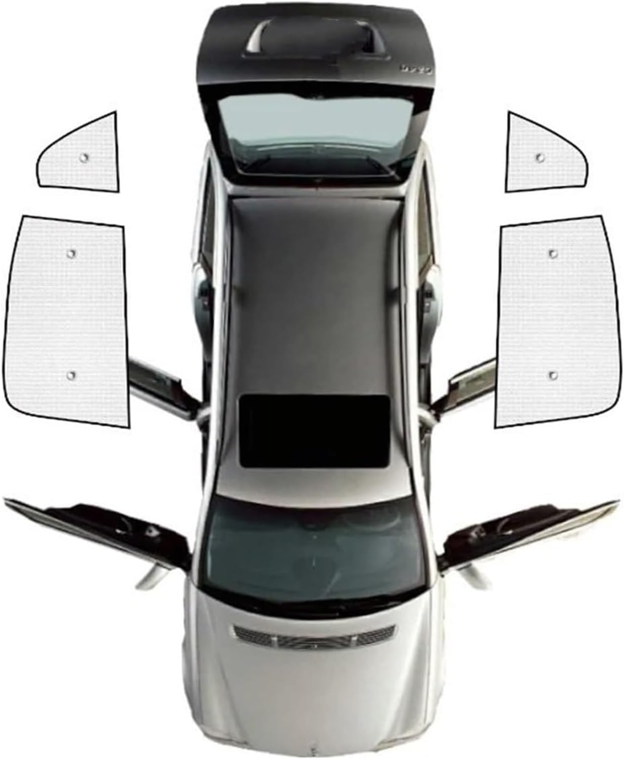 用 ヒュンダイ 用 サンタ Fe TM 2019 2020 2021 2022 2023 車用サンシェード 日よけカーテン バイザー