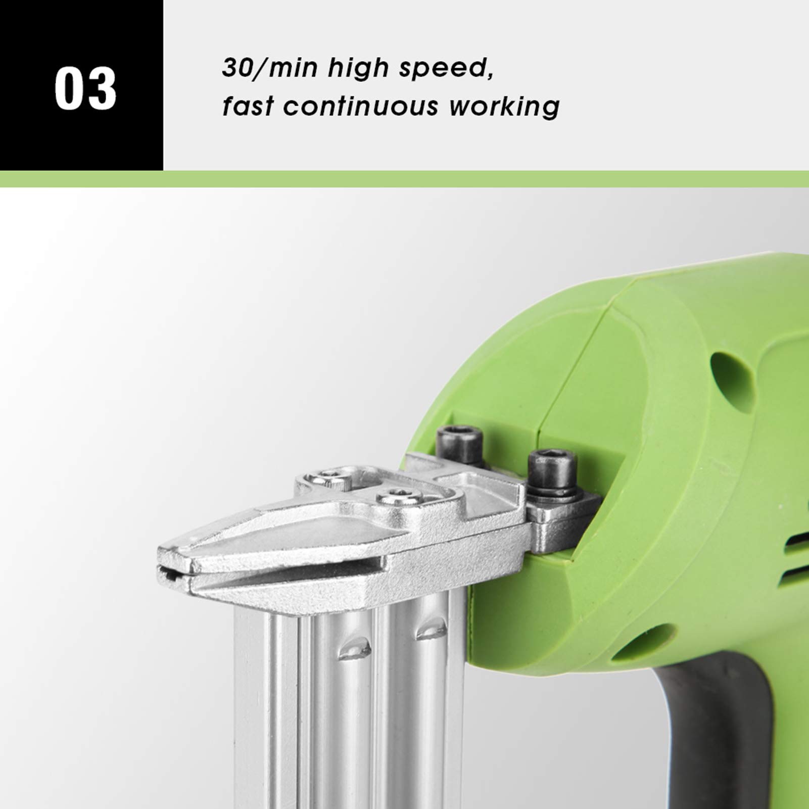 Chiodatrice elettrica 220 V 1800 W, 30 mm, 30/min, chiodatrice per legno per mobili, coperture (con spina europea)